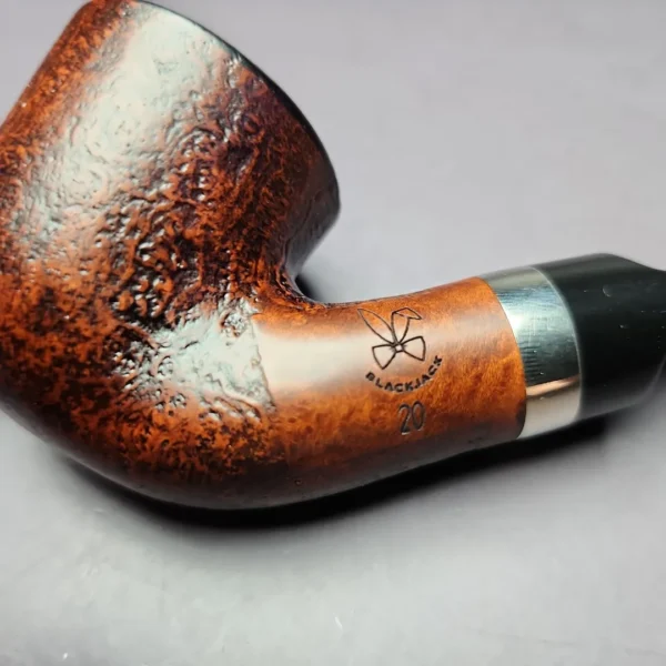 Morgan BlackJack 20 Sandblasted Dublin Briar Pipe, New - Image 2