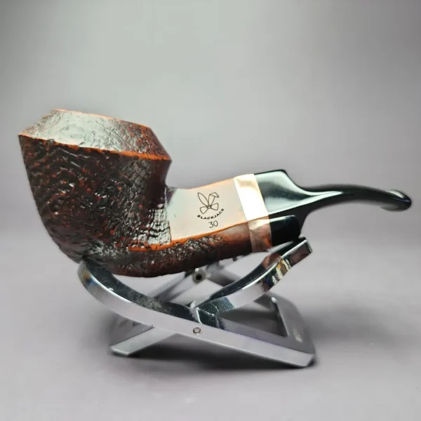 Morgan BlackJack 30 Sandblasted Bulldog Briar Pipe, New - Image 2