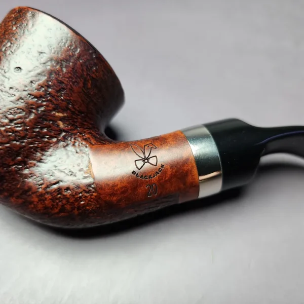 Morgan BlackJack 20 Sandblasted Dublin Briar Pipe, New - Image 2