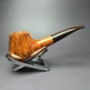 Dave Neeb Smooth Pot Handmade Briar Pipe, New - Image 2