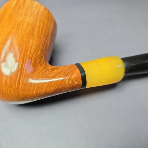 James Upshall B EXL EXL Smooth Army Mount Dublin Estate Briar Pipe, Unsmoked - Image 2