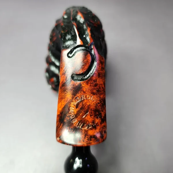 Nording Abstract Rusticated Freehand Briar Pipe, Unsmoked - Image 2