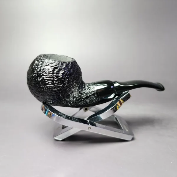 BriarWorks OR01 Sandblasted Stubby Apple Briar Pipe, New - Image 2