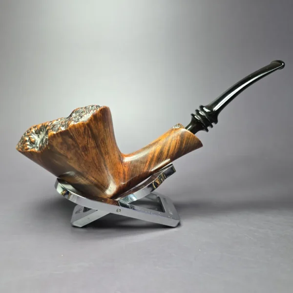 Ben Wade Tawny Smooth Freehand Estate Briar Pipe, Danish Estates - Image 3