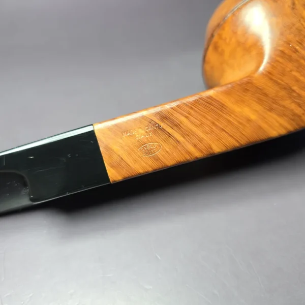 Castello "Castello" G Smooth Bulldog Straight Estate Briar Pipe, Italian Estates - Image 3