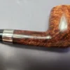 Peterson Aran Nickel Mounted 106 Smooth Billiard Estate Briar Pipe, Irish Estates - Image 3