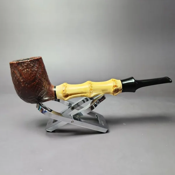 HS Studio Roadtown Bamboo Billiard Estate Briar Pipe, Chinese Estates - Image 3