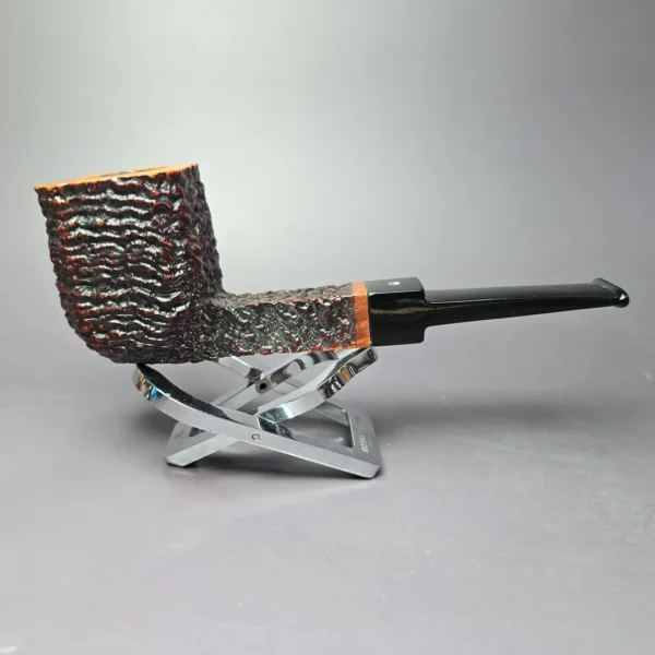 JT Cooke Sandblasted Panel Estate Briar Pipe, American Estates - Image 3