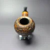HS Studio "Lars Ivarsson" Sandblasted Acorn Estate Briar Pipe, Unsmoked - Image 3