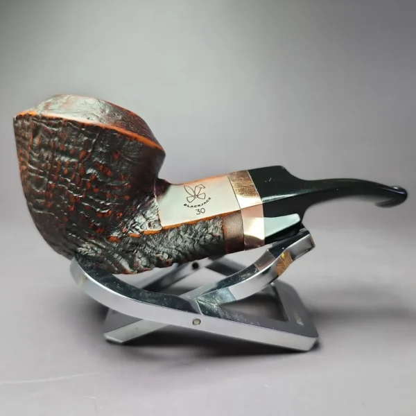 Morgan BlackJack 20 Sandblasted Bulldog Briar Pipe, New - Image 3