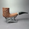 Savinelli Linea Piu 5 Rusticated Dublin Estate Briar Pipe, Italian Estates 6mm - Image 3