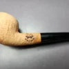 Morgan Bones Sandblasted Churchwarden Briar Pipe, New - Image 3