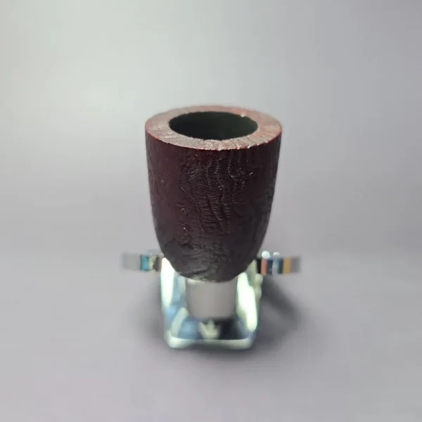Sean Reum Glacier Sandblasted Featherweight Billiard Briar Pipe, New - Image 3