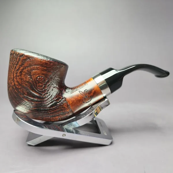 Morgan BlackJack 20 Sandblasted Dublin Briar Pipe, New - Image 3