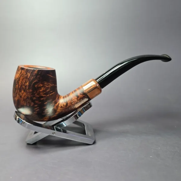 4th Generation Klassisk 401 Smooth Bent Billiard Estate Briar Pipe, Unsmoked - Image 3
