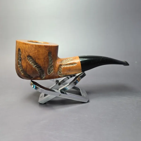 Kaywoodie Handmade “Paul Bunyan” Rusticated Pot Estate Briar Pipe, American Estates - Image 3
