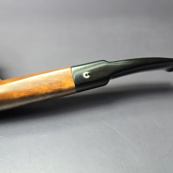 Comoy's Highgate 599 Rusticated Panel Shank Pear Estate Briar Pipe, English Estates - Image 3