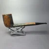 Lord Louis Partially Rusticated Canadian Estate Briar Pipe, American Estates - Image 3