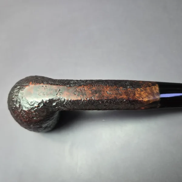 Dunhill 1973 Shell ODA 845 Sandblasted Canadian Estate Briar Pipe, English Estates - Image 3