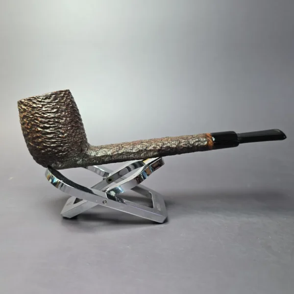 Lumberman Special Rusticated Lumberman Estate Briar Pipe, English Estates - Image 3