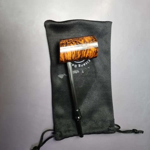 Eltang Basic by Tom Eltang Smooth Poker Estate Briar Pipe, Unsmoked - Image 3