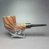Kaywoodie Oversize Partially Rusticated Pot Estate Briar Pipe, American Estates - Image 3