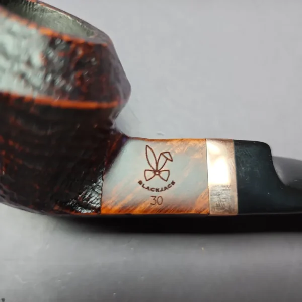 Morgan BlackJack 30 Sandblasted Bulldog Briar Pipe, New - Image 3