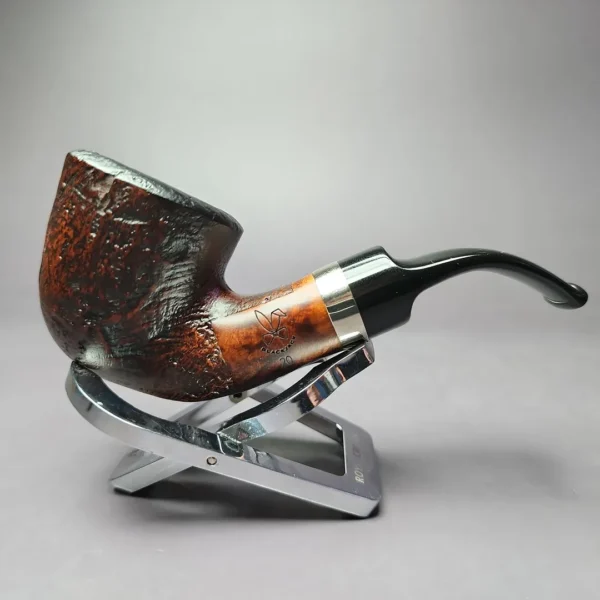 Morgan BlackJack 20 Sandblasted Dublin Briar Pipe, New - Image 3