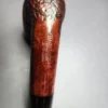 James Upshall w/ Bill Taylor Sandblasted Bent Billiard Estate Briar Pipe, Unsmoked - Image 3