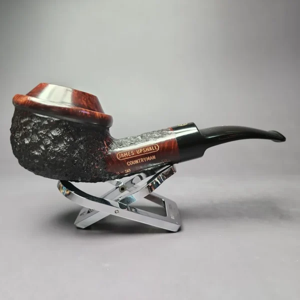 James Upshall Rusticated Countryman Estate Briar Pipe, Unsmoked - Image 3