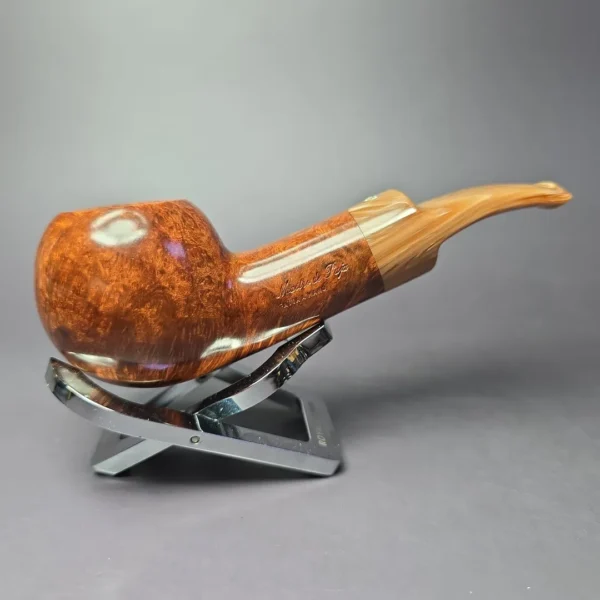 Mastro de Paja Pompei Smooth Author Estate Briar Pipe, Unsmoked - Image 3