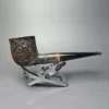 Dunhill 1964 Shell Briar Sandblasted Pot Estate Briar Pipe, English Estates - Image 3
