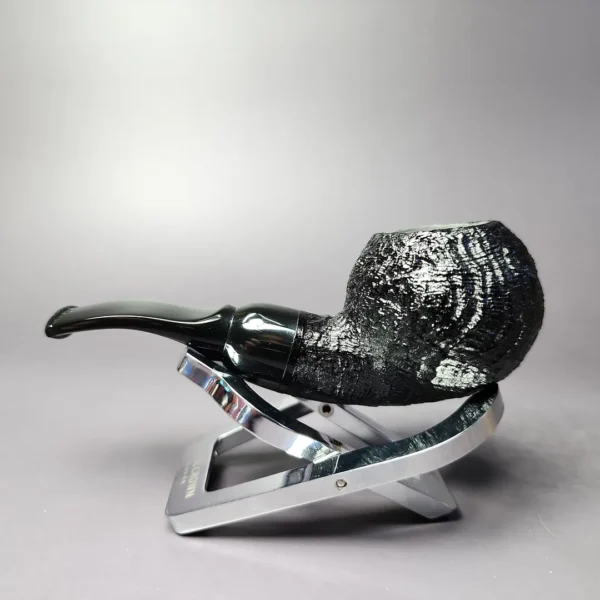 BriarWorks OR01 Sandblasted Stubby Apple Briar Pipe, New - Image 3