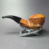 Caminetto New Dear Wax Drip Bulldog Estate Briar Pipe, Italian Estates - Image 4