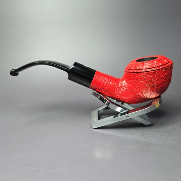 Ashton Claret XXX Sandblasted Rhodesian Estate Briar Pipe, Unsmoked - Image 4