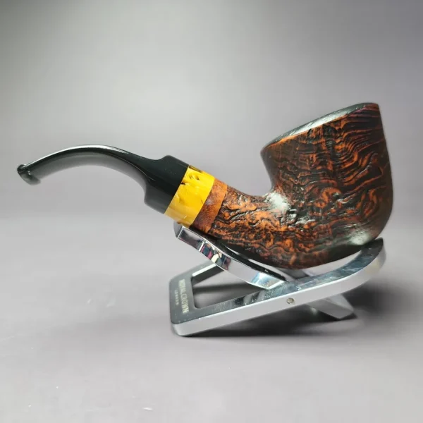 Morgan BlackJack 20 Limited Edition Sandblasted Dublin Briar Pipe, New - Image 4