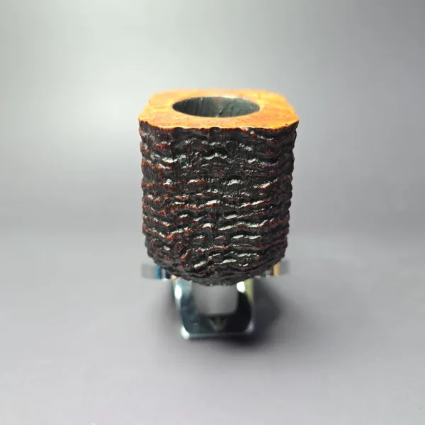 JT Cooke Sandblasted Panel Estate Briar Pipe, American Estates - Image 4