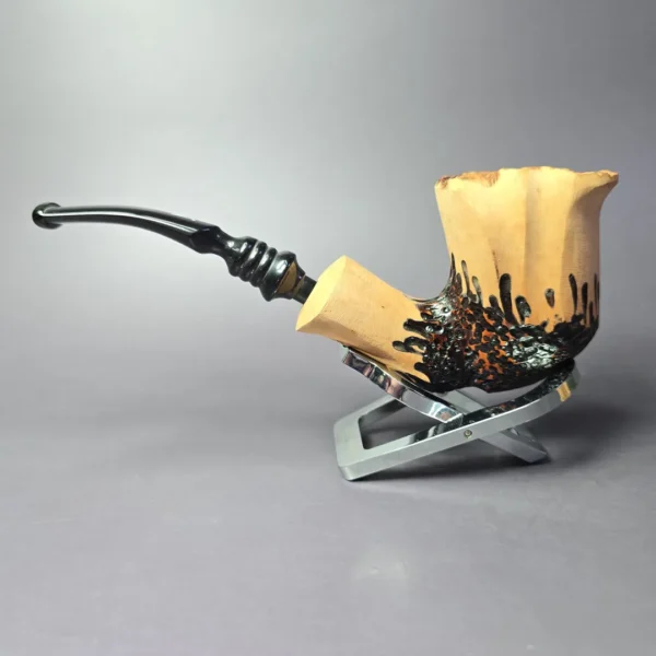 Nording Signature Partially Rusticated Freehand Estate Briar Pipe, Unsmoked - Image 4