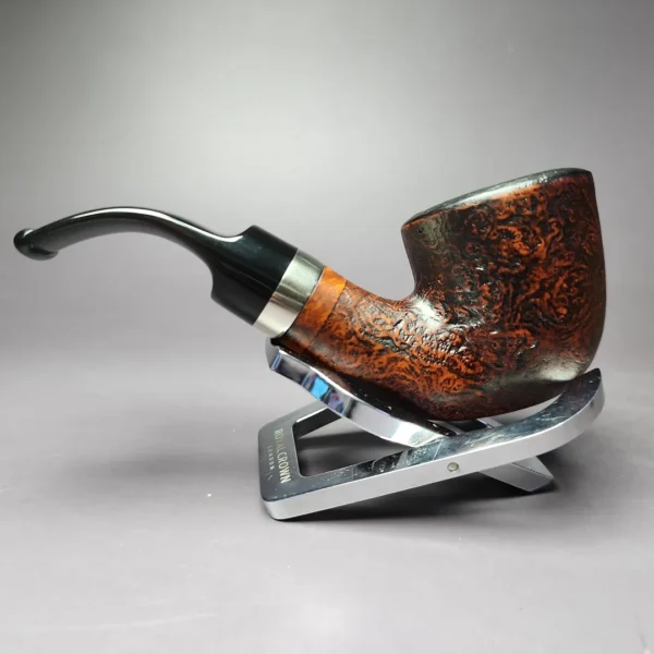 Morgan BlackJack 20 Sandblasted Dublin Briar Pipe, New - Image 4