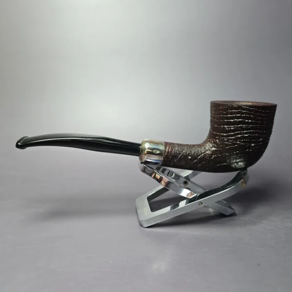 Chacom Select Straight Grain X Sandblasted Pot Estate Briar Pipe, Unsmoked - Image 4