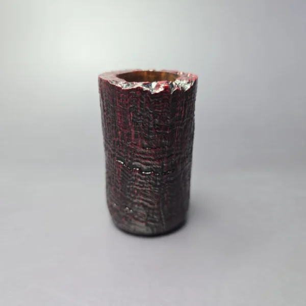 Ascorti Sabbia di Oro Sandblasted XL Stack Poker Estate Briar Pipe, Unsmoked - Image 4