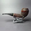 Peterson Kinsale XL14 Rusticated Rhodesian Estate Briar Pipe, Irish Estates - Image 4