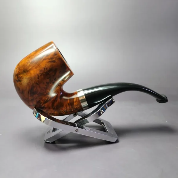 Merchant Service Smooth “Full Bent” Artisan Briar Pipe, New - Image 4