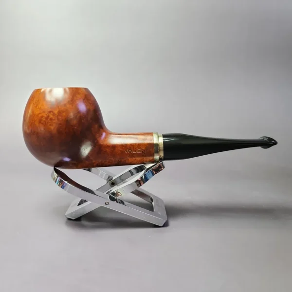 Vauen 3212 Smooth Hex Shank Apple Estate Briar Pipe, Unsmoked, 9mm - Image 4