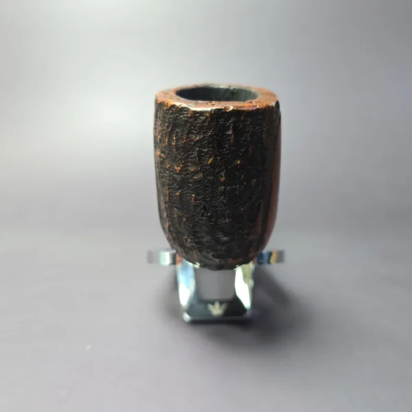 Lord Louis Partially Rusticated Canadian Estate Briar Pipe, American Estates - Image 4