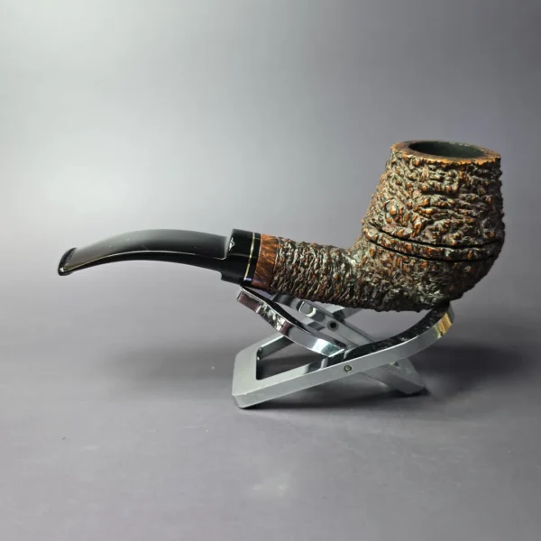 Becker Limited Edition 30 Years 03/60 Rusticated Bulldog Estate Briar Pipe, Italian Estates - Image 4