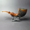 Bari Wiking XL Partially Rusticated Freehand Estate Briar Pipe, Danish Estates - Image 4