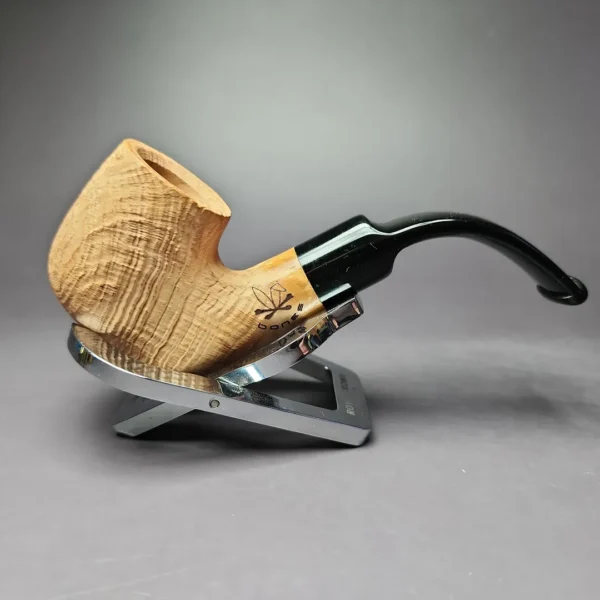 Morgan Bones Sandblasted Oom Paul Briar Pipe, New - Image 4