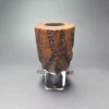 Kaywoodie Oversize Partially Rusticated Pot Estate Briar Pipe, American Estates - Image 4
