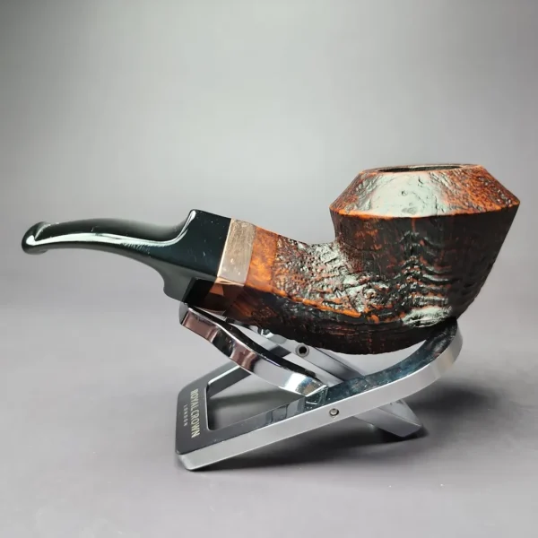 Morgan BlackJack 30 Sandblasted Bulldog Briar Pipe, New - Image 4
